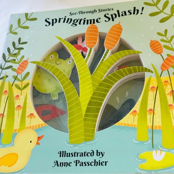 NEW See-Through Stories Springtime Splash Baby Board Book - Picture 2 of 7